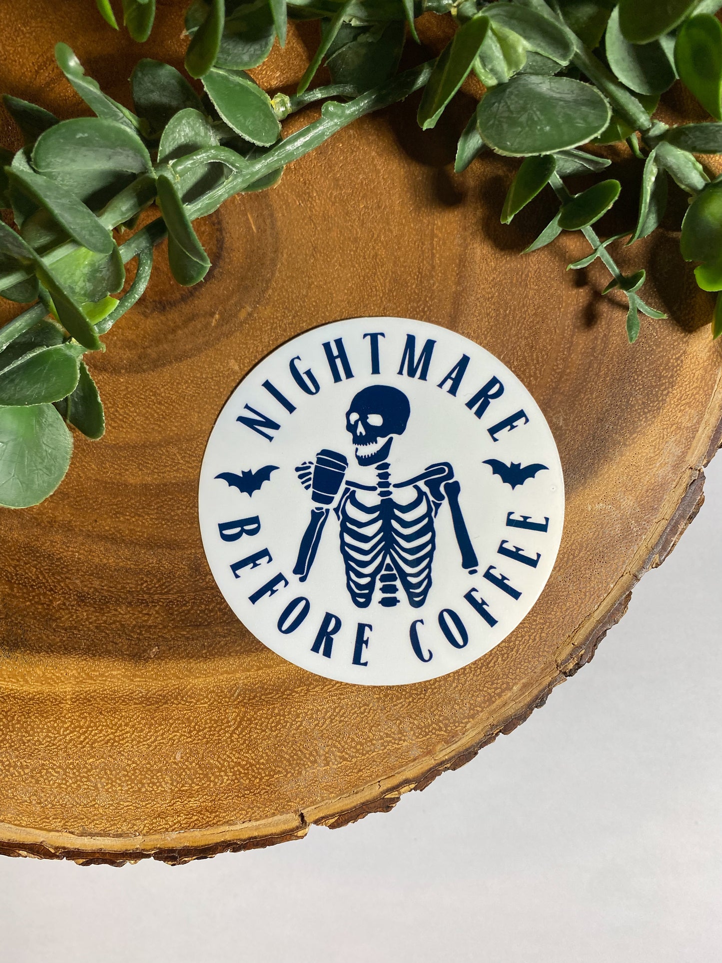 Nightmare Before Coffee Sticker