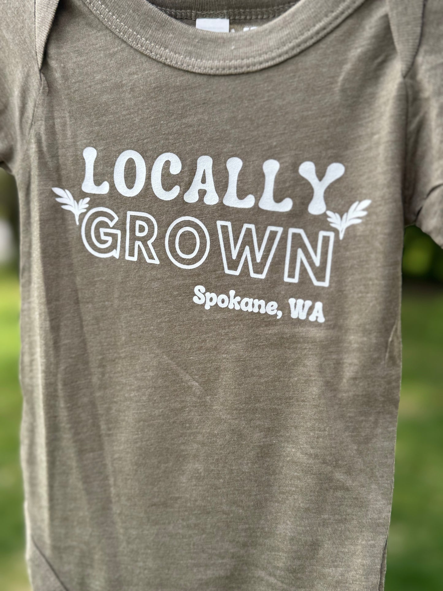 Locally Grown, Spokane Washington Infant Onesie