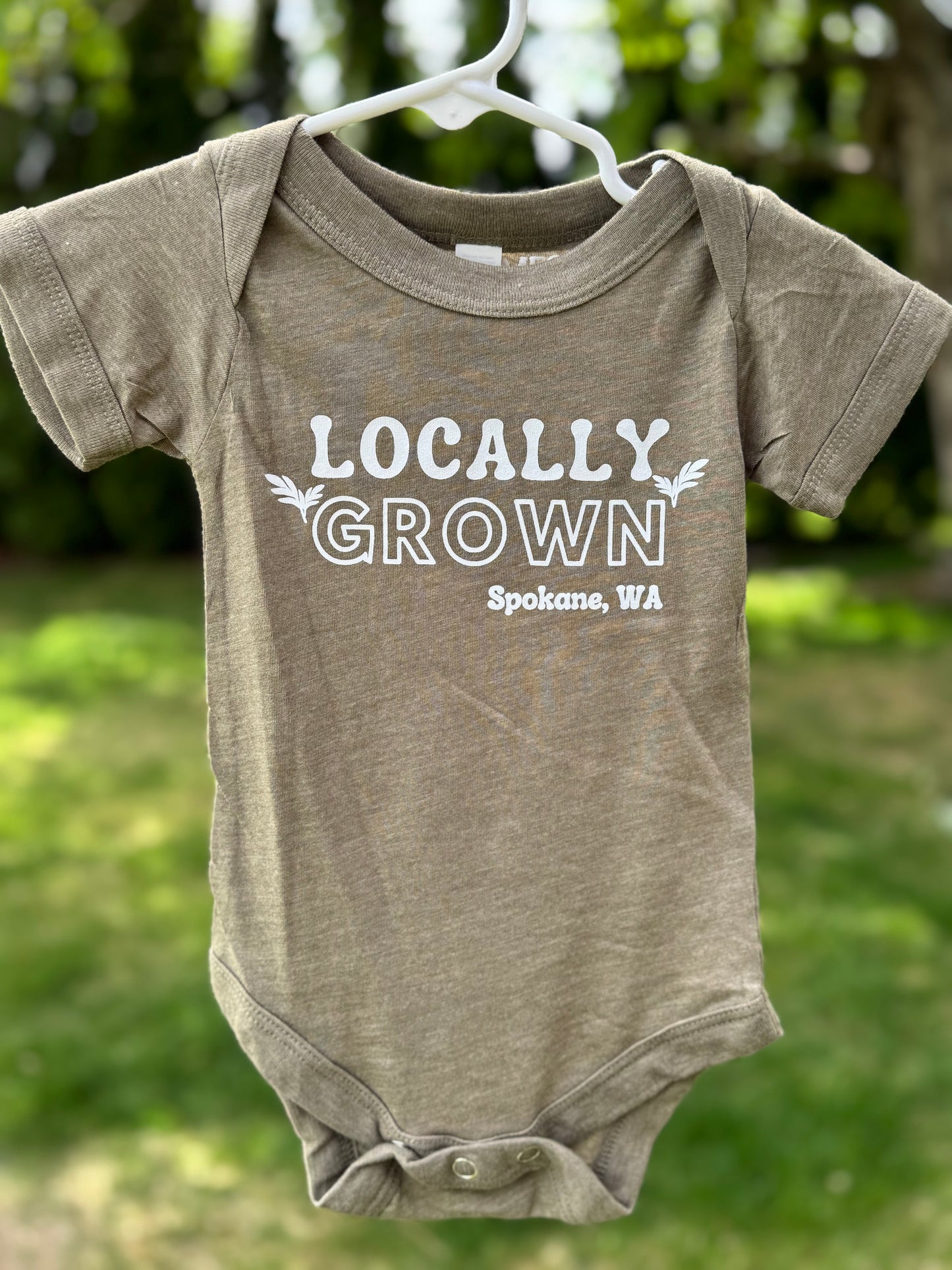 Locally Grown, Spokane Washington Infant Onesie