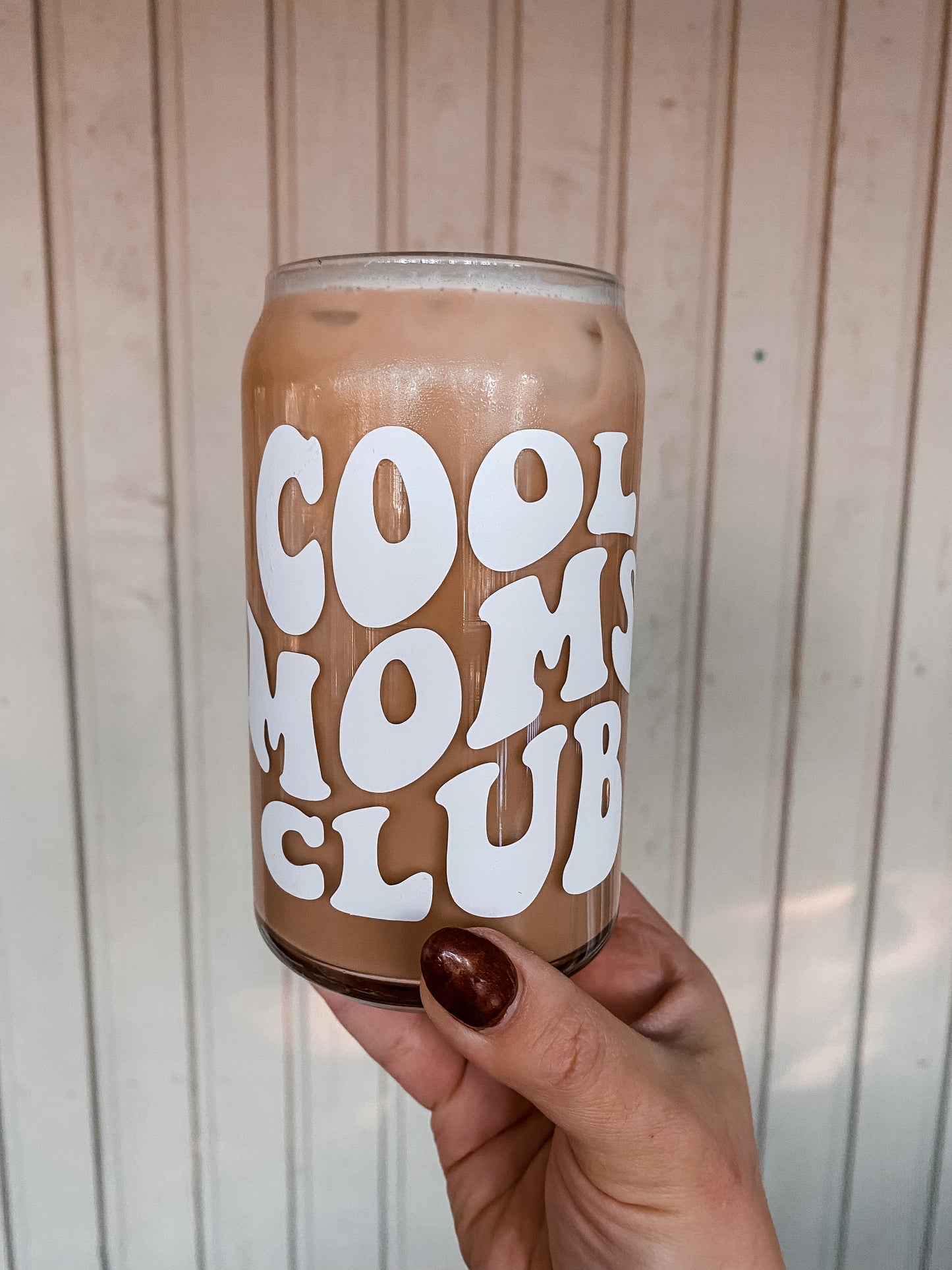 16oz. Cool Moms Club Can Glass