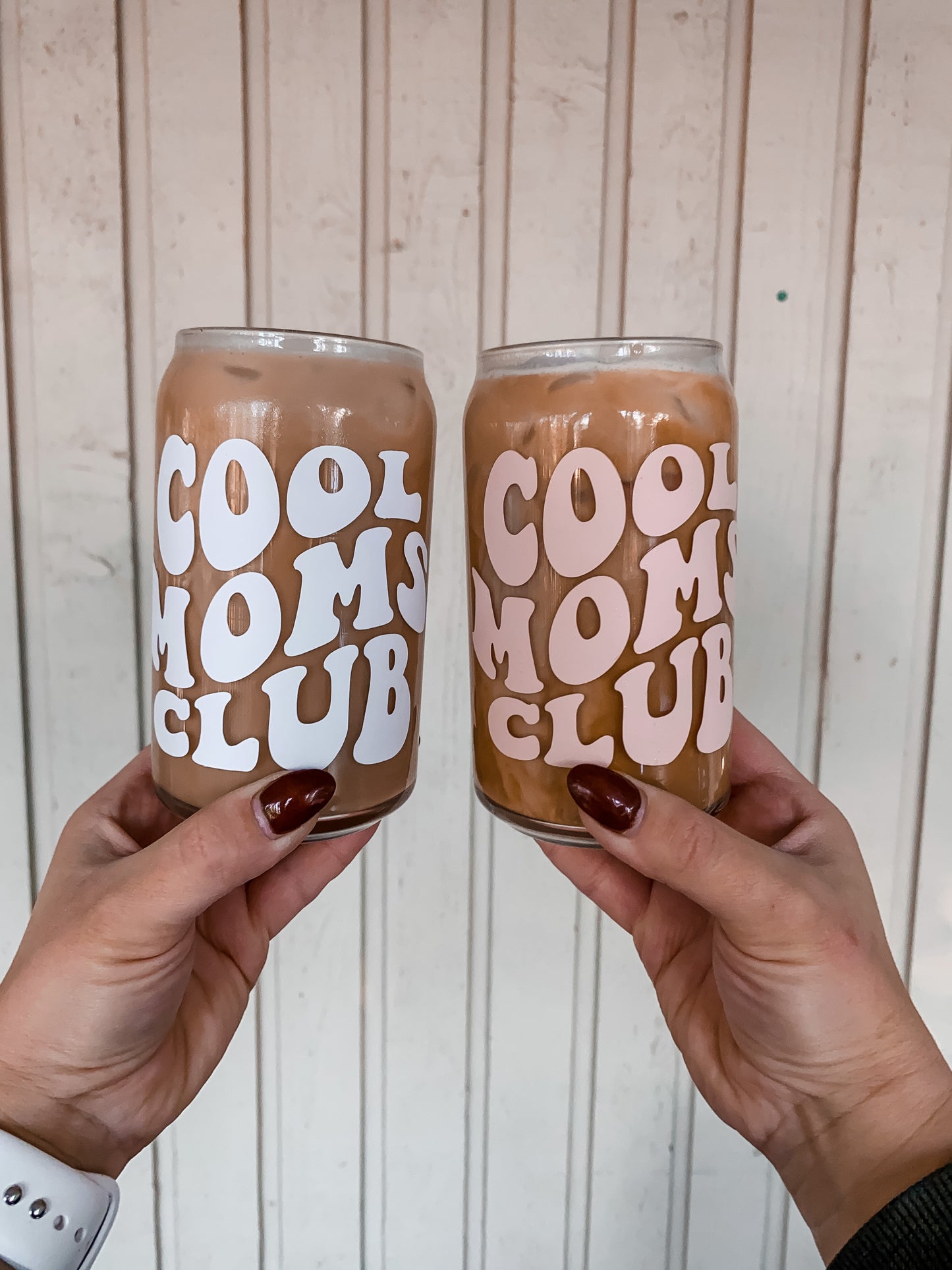 16oz. Cool Moms Club Can Glass